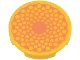 Part No: 14769pb829  Name: Tile, Round 2 x 2 with Bottom Stud Holder with Nougat Common Daisy Disc Florets (Flowers) Pattern