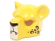Lot ID: 237860243  Part No: 15084pb03  Name: Minifigure, Headgear Mask Feline with Black Nose, Leopard Spots and Fangs Pattern