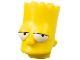 Part No: 15523pb01  Name: Minifigure, Head, Modified Simpsons Bart Simpson - Eyes Looking Left Pattern