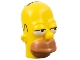 Part No: 15527pb01  Name: Minifigure, Head, Modified Simpsons Homer Simpson - Eyes Partially Open Pattern