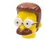 Part No: 15529c01pb01  Name: Minifigure, Head, Modified Simpsons Ned Flanders Pattern