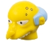 Part No: 15664pb01  Name: Minifigure, Head, Modified Simpsons Mr. Burns Pattern