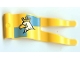 Part No: 15793pb01  Name: Duplo Flag Wavy 2 x 5 without Slits with White Eagle with Crown Pattern