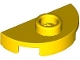 Lego part: Plate, Round 1 x 2 Half with 1 Stud (Jumper)