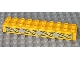 Part No: 2291pb02  Name: Duplo, Brick 2 x 10 with Yellow Girders on Light Bluish Gray Pattern