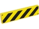 Part No: 2431p52  Name: Tile 1 x 4 with Black and Yellow Danger Stripes (Black Corners) Pattern