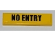 Part No: 2431pb0211 Name: Tile 1 x 4 with Black 'NO ENTRY' on Yellow Background Pattern (Sticker) - Set 8197 Part No: 2431pb0211 Name: Tile 1 x 4 with Black 'NO ENTRY' on Yellow Background Pattern (Sticker) - Set 8197