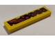 Part No: 2431pb0656L  Name: Tile 1 x 4 with Red Gauges and Speedometer Pattern Model Left Side (Sticker) - Set 76087