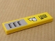 Part No: 2431pb108L  Name: Tile 1 x 4 with 'V8', 'Kyoto Oxide' and Intake Pattern Model Left Side (Sticker) - Set 8135