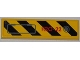 Part No: 2431pb227L  Name: Tile 1 x 4 with Black and Yellow Danger Stripes, Panel and Red 'H2O-22' Pattern Model Left Side (Sticker) - Set 7984