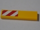 Part No: 2431pb603  Name: Tile 1 x 4 with Red and White Danger Stripes Pattern (Sticker) - Set 60022