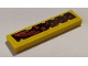 Part No: 2431pb656L  Name: Tile 1 x 4 with Red Gauges and Speedometer Pattern Model Left Side (Sticker) - Set 76087