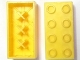 Part No: 3001miA  Name: Minitalia Brick 2 x 4 with Bottom X Supports