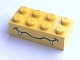 Part No: 3001pb012  Name: Brick 2 x 4 with Wavy Mouth and Fangs Pattern
