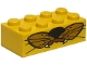 Part No: 3001pb013  Name: Brick 2 x 4 with Whiskers and Fangs Pattern