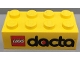 Part No: 3001pb197  Name: Brick 2 x 4 with LEGO Dacta Logo Pattern