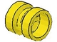 Lot ID: 6608123  Part No: 30027u  Name: Wheel  8mm D. x 9mm for Slicks (Undetermined Type)