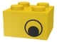 Part No: 3003pe1  Name: Brick 2 x 2 with Eye without White Pattern on Two Sides, Offset