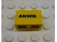 Part No: 3004pb019  Name: Brick 1 x 2 with 'ANWB' Pattern on Both Sides (Stickers) - Set 1590-2