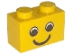 Part No: 3004px6  Name: Brick 1 x 2 with Eyes and Smile Pattern