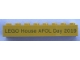 Part No: 3008pb166  Name: Brick 1 x 8 with 'LEGO House AFOL Day 2019' Pattern