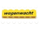 Part No: 3009pb125  Name: Brick 1 x 6 with Black 'wegenwacht' Pattern (Sticker) - Set 2140