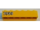 Part No: 3009pb147L  Name: Brick 1 x 6 with White '7939' on Yellow Background Pattern Left Side (Sticker) - Set 7939