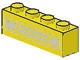 Part No: 3010pb035u  Name: Brick 1 x 4 with Car Grille Chrome Pattern (Undetermined Type)