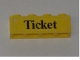 Part No: 3010pb078  Name: Brick 1 x 4 with Black 'Ticket' Pattern (Sticker) - Set 379-1