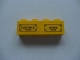 Part No: 3010pb116  Name: Brick 1 x 4 with 'ELECTRICS' and 'WATER' and Bolts Pattern (Sticker) - Set 7633