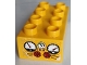 Part No: 3011pb061  Name: Duplo, Brick 2 x 4 with Gauges and Air Vents Pattern on End (Sticker) - Set 7842