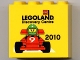 Lot ID: 267908893  Part No: 30144pb072  Name: Brick 2 x 4 x 3 with Legoland Discovery Centre 2010 Formula 1 Racing Car Pattern