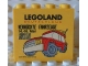 Part No: 30144pb081  Name: Brick 2 x 4 x 3 with Legoland Deutschland Verrückte Fahrzeuge 14.-16. Mai 2010 Pattern