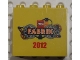 Part No: 30144pb115  Name: Brick 2 x 4 x 3 with LEGO Fabrik 2012 Pattern