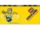 Part No: 30144pb129  Name: Brick 2 x 4 x 3 with Legoland Windsor Resort and Olympic Athlete #5 pattern