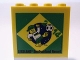 Part No: 30144pb153  Name: Brick 2 x 4 x 3 with Legoland Deutschland Resort 2014 World Cup Brazil Pattern