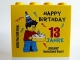 Lot ID: 223940995  Part No: 30144pb169  Name: Brick 2 x 4 x 3 with Happy Birthday 13 Jahre Legoland Deutschland Resort Pattern