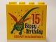 Part No: 30144pb203  Name: Brick 2 x 4 x 3 with Happy Birthday 15 Legoland Deutschland Resort Pattern