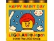 Part No: 30144pb245  Name: Brick 2 x 4 x 3 with LEGOLAND Japan, 'HAPPY RAINY DAY', Female Minifigure, and Winking Cloud Pattern