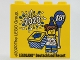 Part No: 30144pb322  Name: Brick 2 x 4 x 3 with 18! (Birthday / Geburtstag) 2020 LEGOLAND Deutschland Resort Pattern