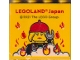 Part No: 30144pb354  Name: Brick 2 x 4 x 3 with LEGOLAND Japan, Female Firefighter Minifigure, Fire, and Smoke Pattern