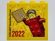 Lot ID: 414826338  Part No: 30144pb365  Name: Brick 2 x 4 x 3 with Besuchsmeister 15 Gold 2022 LEGOLAND Deutschland Resort Pattern