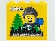 Part No: 30144pb417  Name: Brick 2 x 4 x 3 with 2024 LEGOLAND Feriendorf Pattern