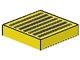 Lot ID: 401837131  Part No: 3068p07  Name: Tile 2 x 2 with Black Grille with 7 Lines Pattern