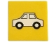 Lot ID: 265107910  Part No: 3068pb0203  Name: Tile 2 x 2 with White Car Pattern