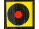 Lot ID: 319294943  Part No: 3068pb0866  Name: Tile 2 x 2 with Black Circle with Red Center (Vinyl Record) Pattern (Sticker) - Set 268