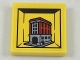 Lot ID: 284007618  Part No: 3068pb1122  Name: Tile 2 x 2 with Miniature Set 75827 Firehouse Headquarters Pattern (Sticker) - Set 40178