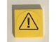 Part No: 3068pb1325  Name: Tile 2 x 2 with Warning Sign, Black Triangle and Exclamation Mark Pattern (Sticker) - Set 60122