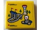 Part No: 3068pb1946  Name: Tile 2 x 2 with Legoland Park Map with Roller Coaster and Control Tower Pattern (Sticker) - Set 40346