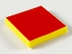 Part No: 3068pb2445  Name: Tile 2 x 2 with Scala Red Top Pattern